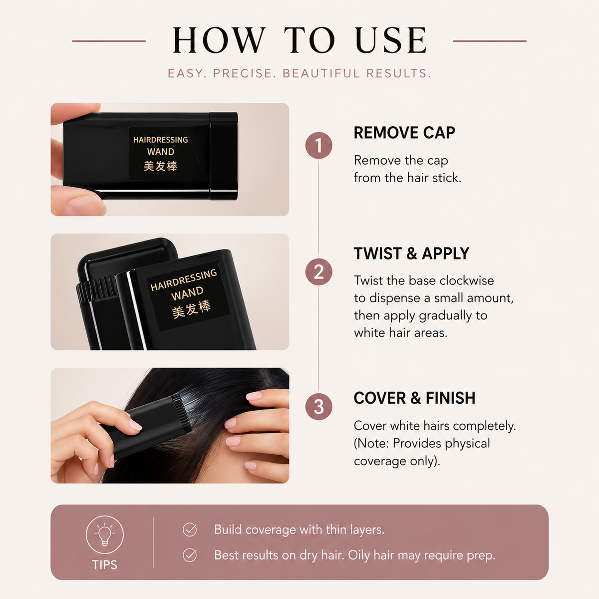 ColorEase™ Hair Dye Applicator Comb